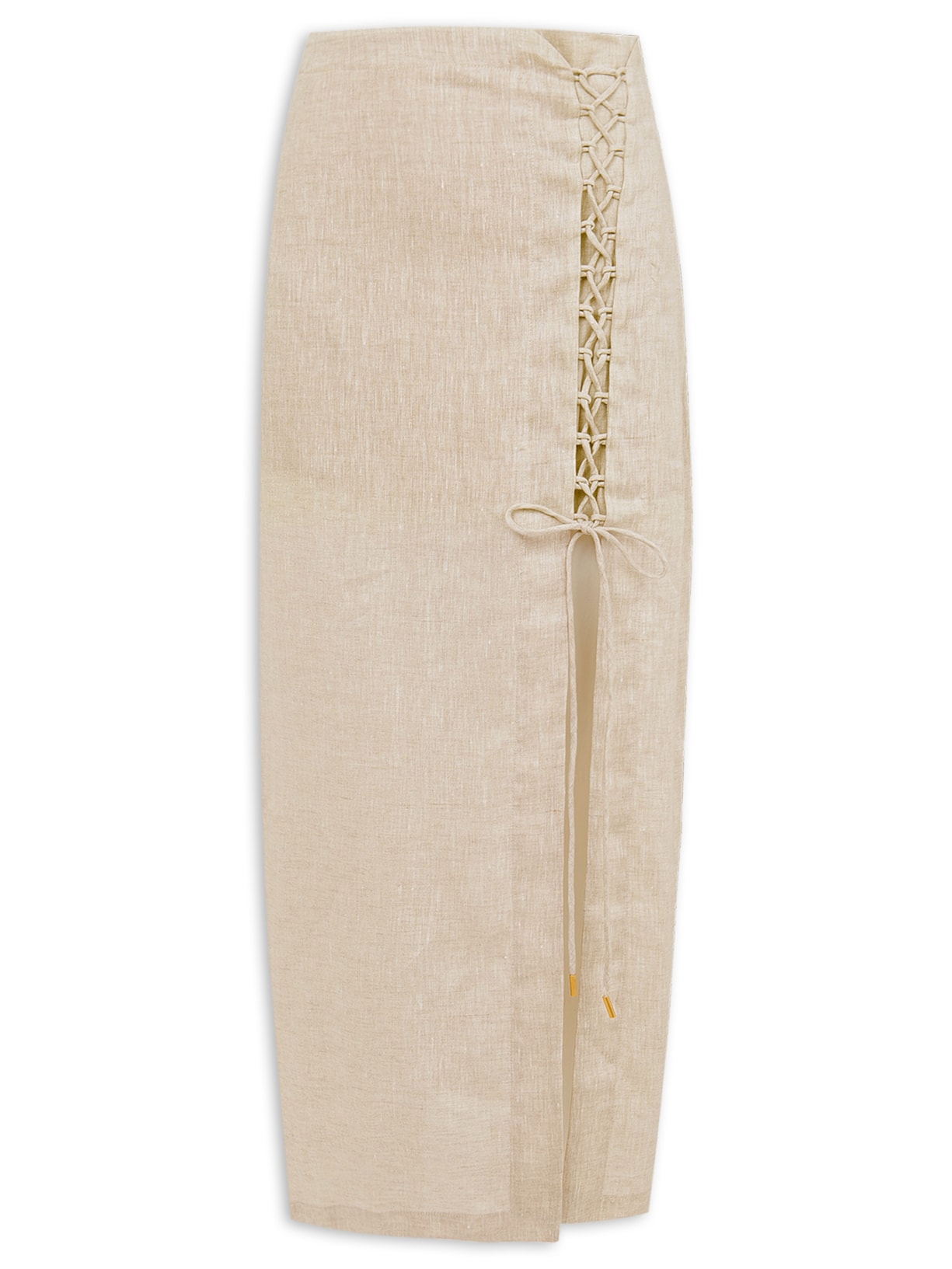 Saia Midi Dahlia - Bege