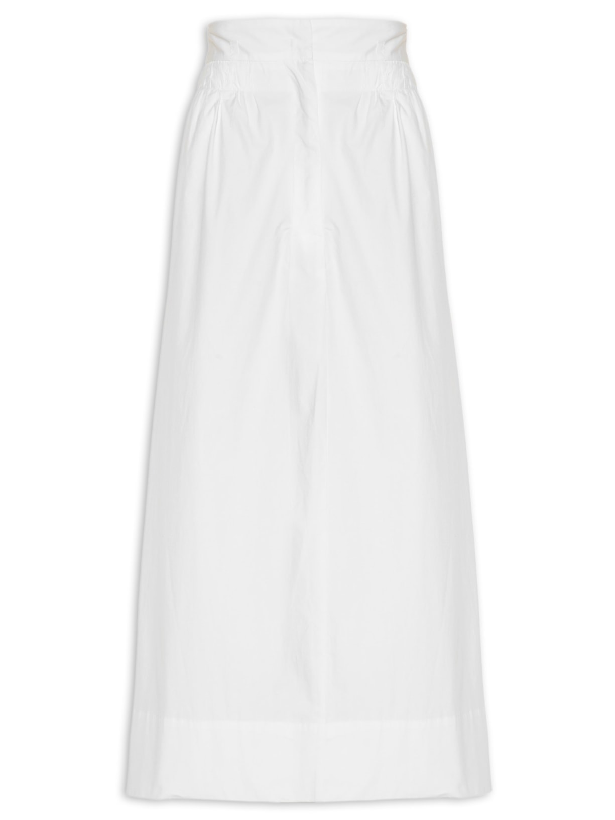 Saia Midi De Algodão Clochard - Branco