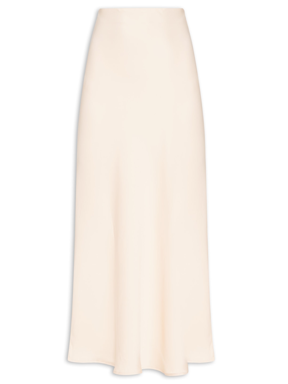 Saia Midi em Cetim - Dourado