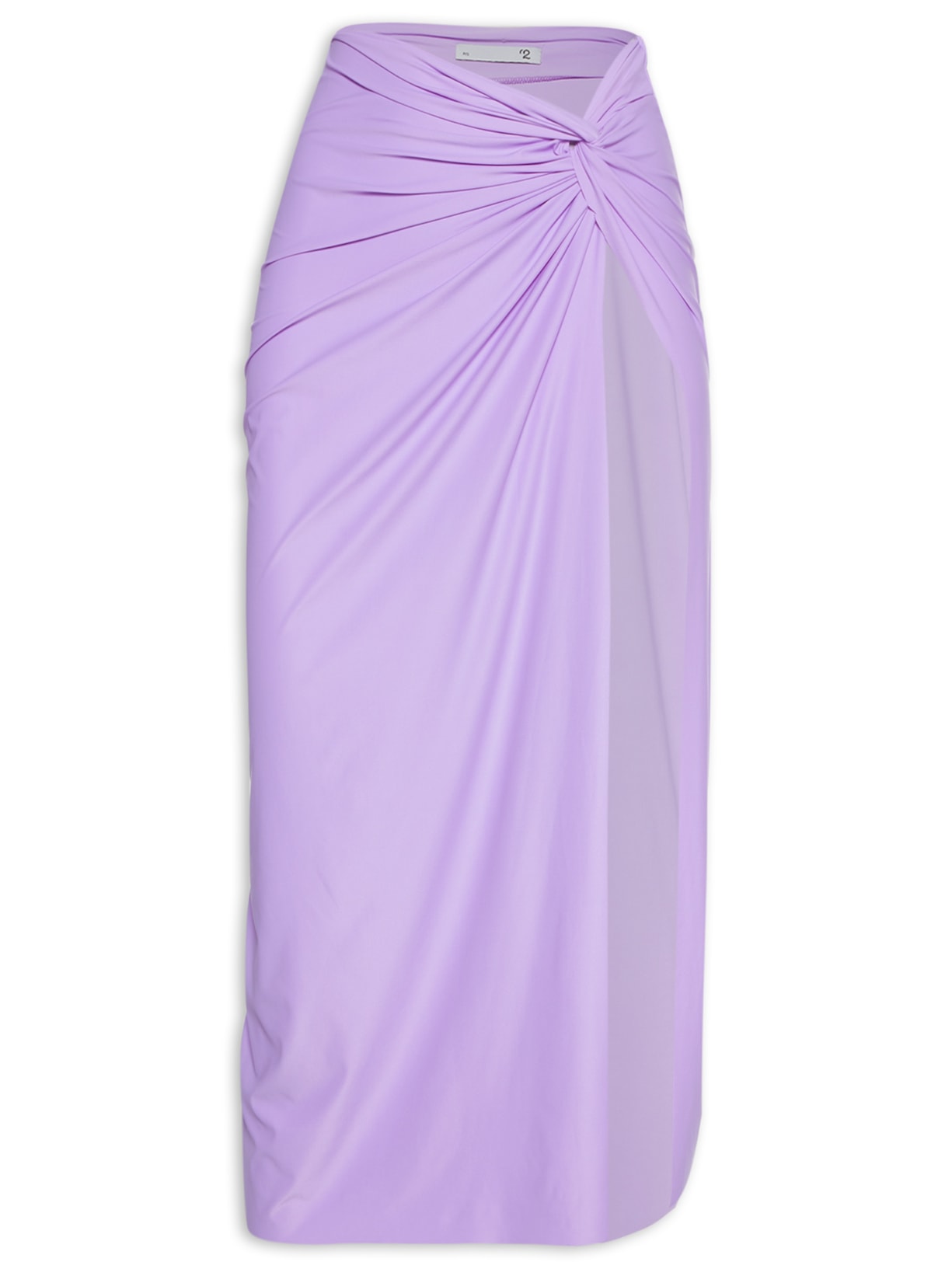 Saia Midi Em Malha - Lilás