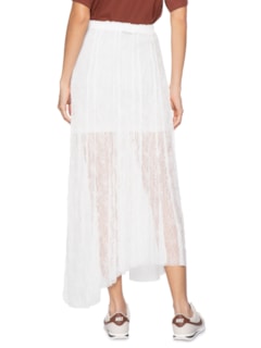 Saia Midi Em Renda - Off White by MARKET 33