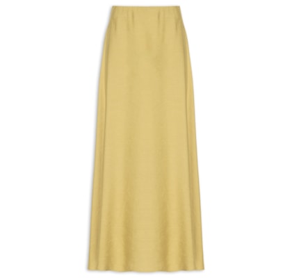 Saia Midi Evasê - Bege