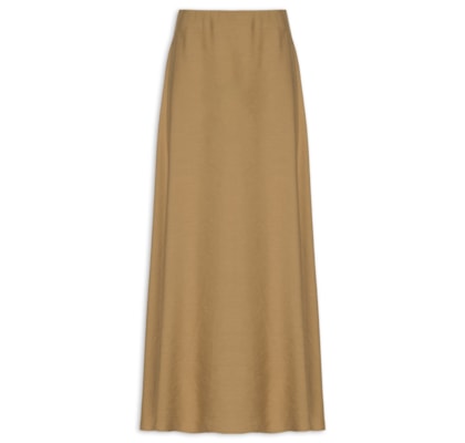Saia Midi Evasê - Marrom