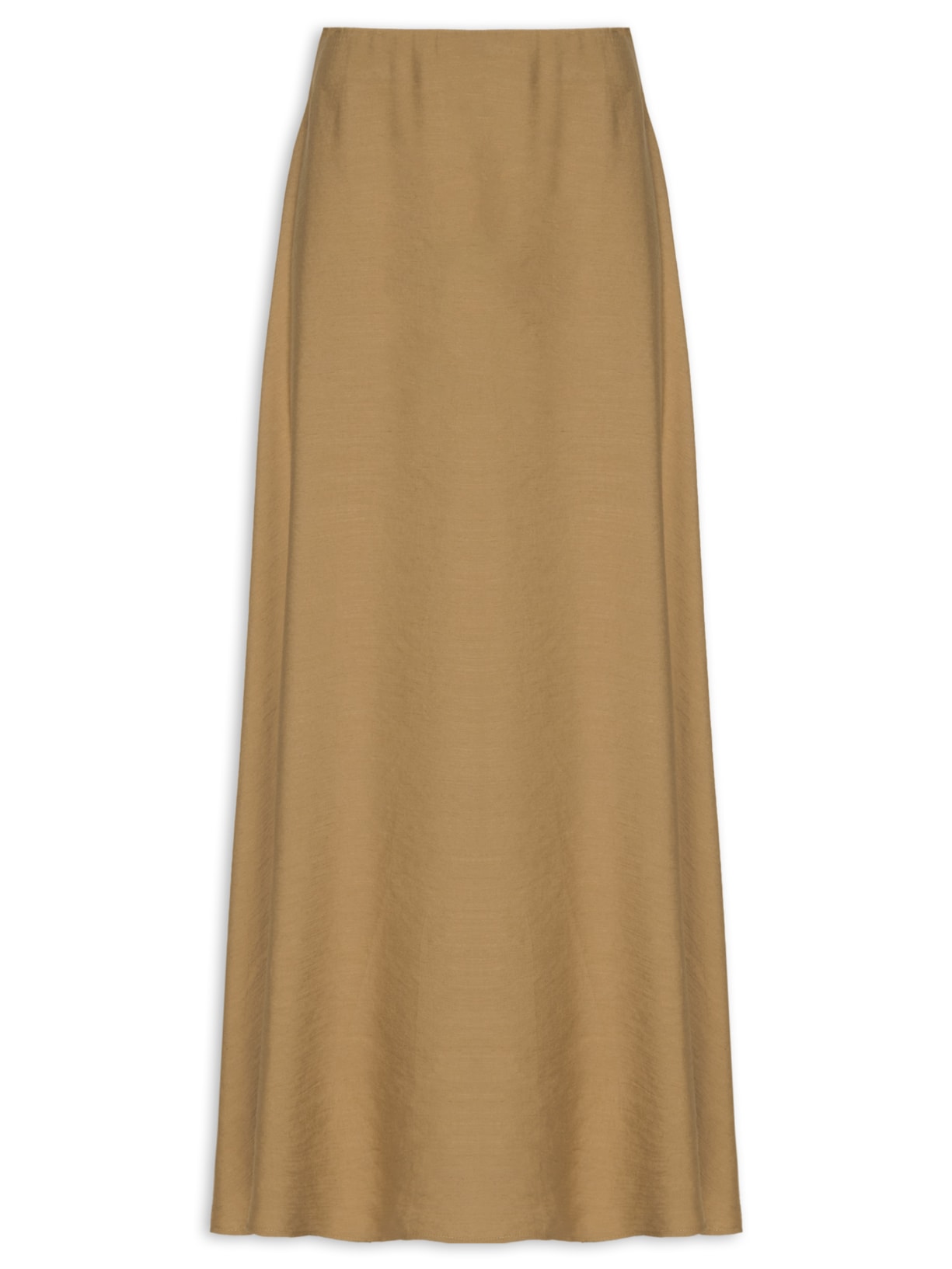 Saia Midi Evasê - Marrom