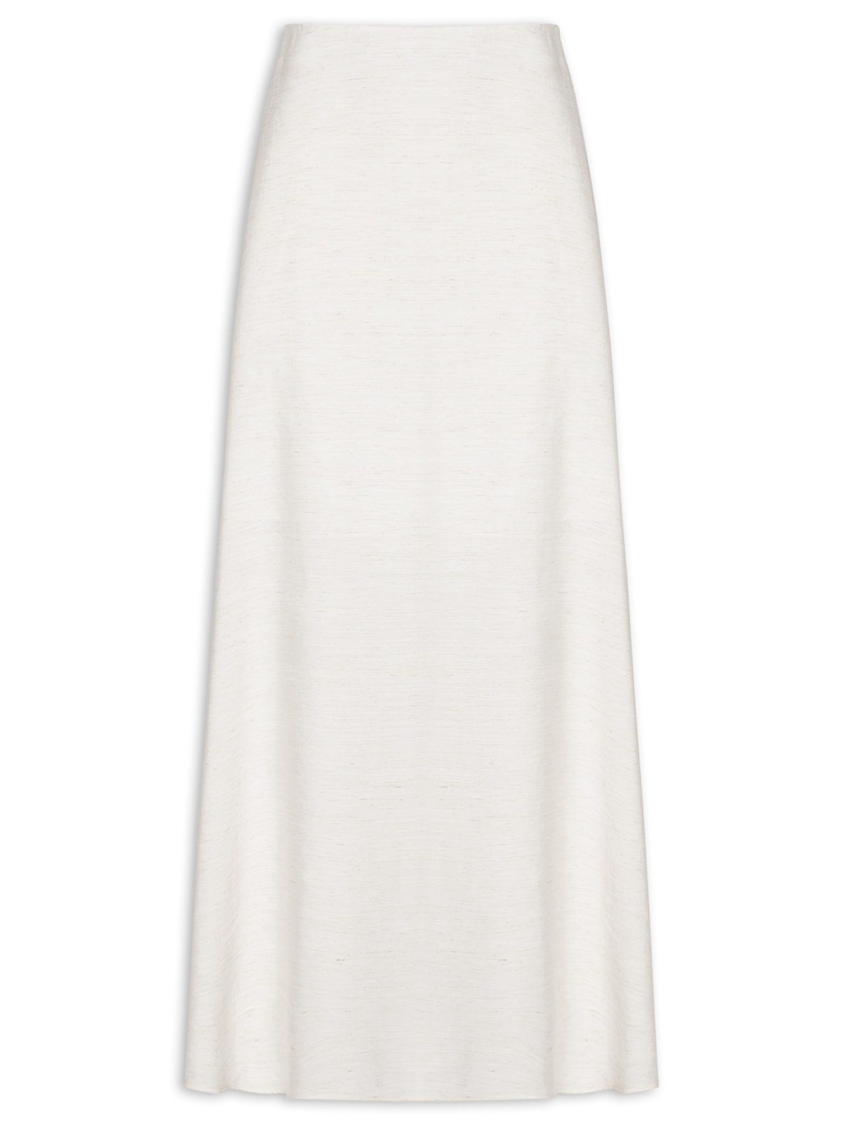 Saia Midi Evasê - Off White by BASIQ