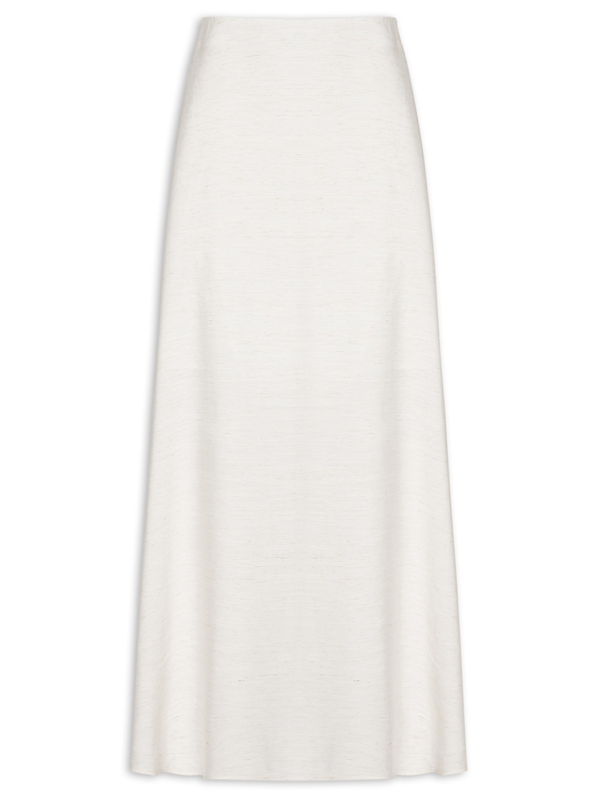 Saia Midi Evasê - Off White