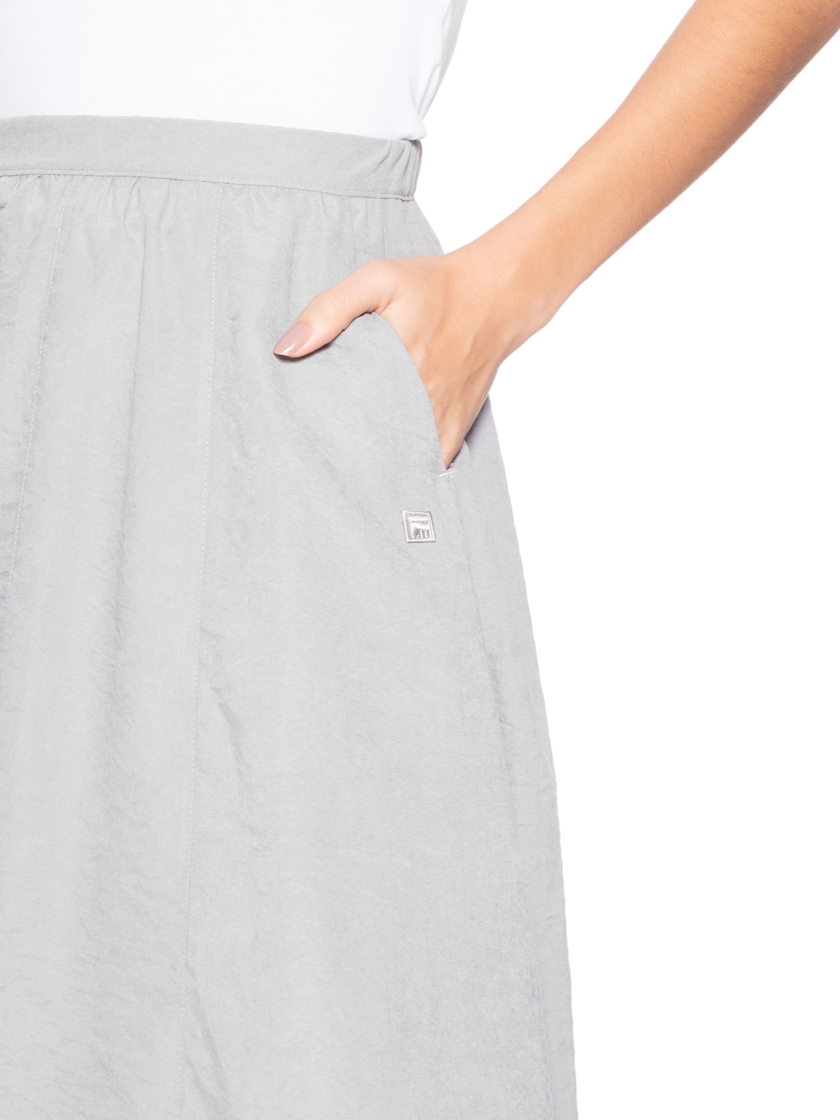 Saia Midi F-Box Cinza Fila