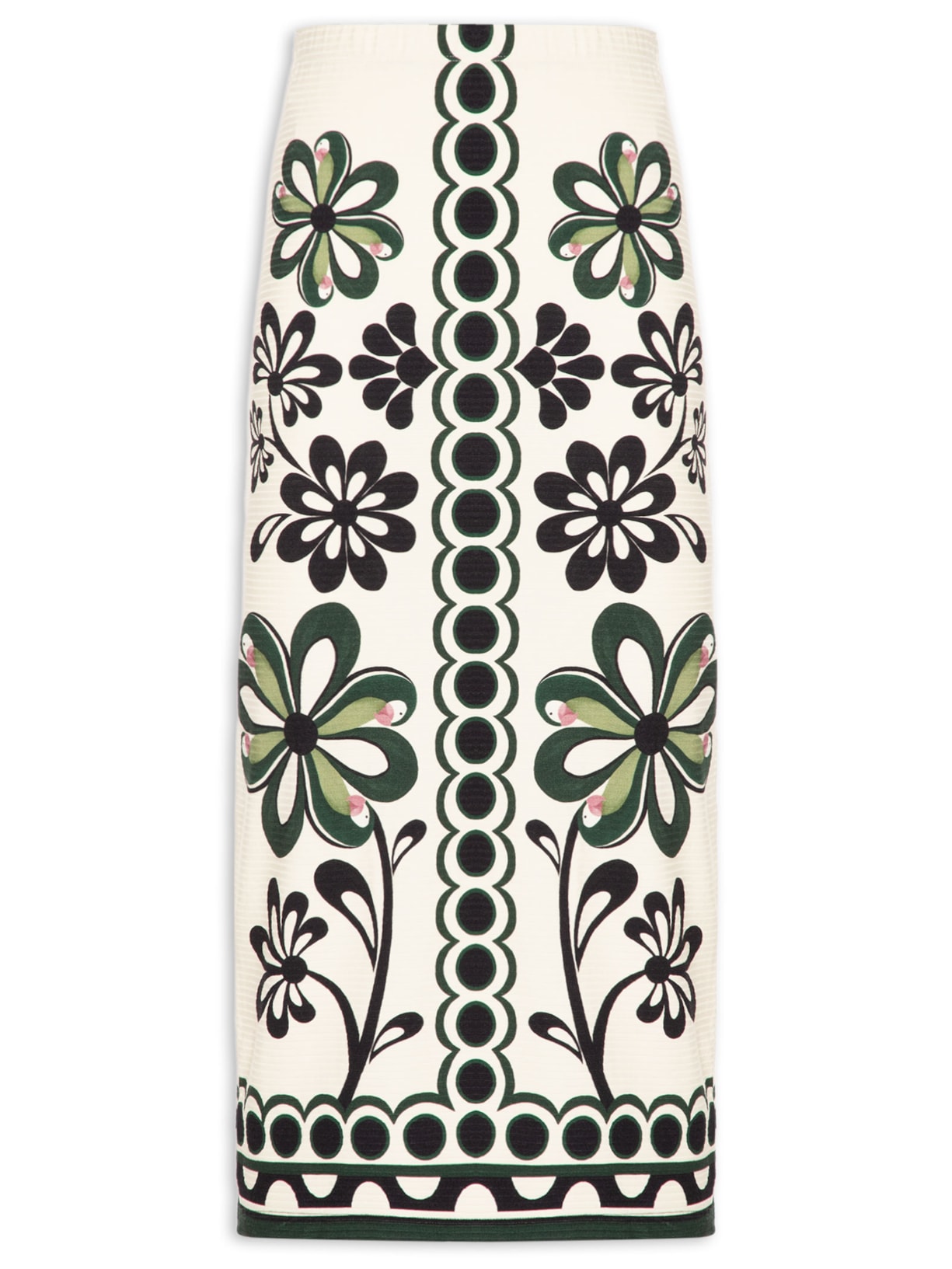 Saia Midi Florara – Preto Farm