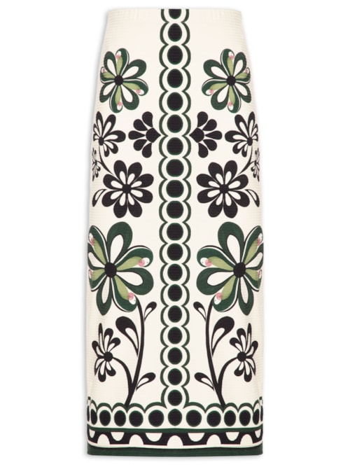 Saia Midi Florara – Preto