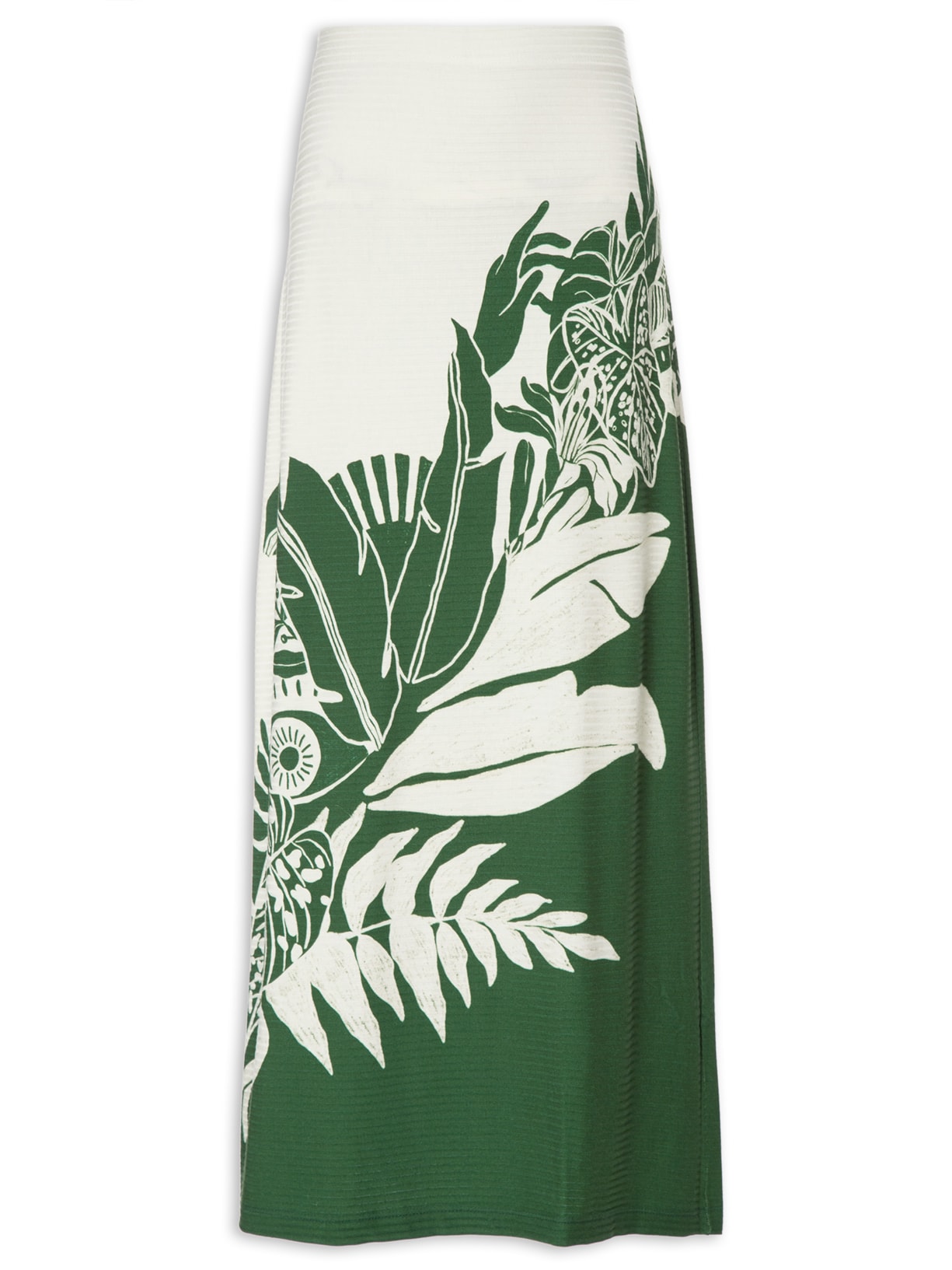 Saia Midi Florestinha - Verde