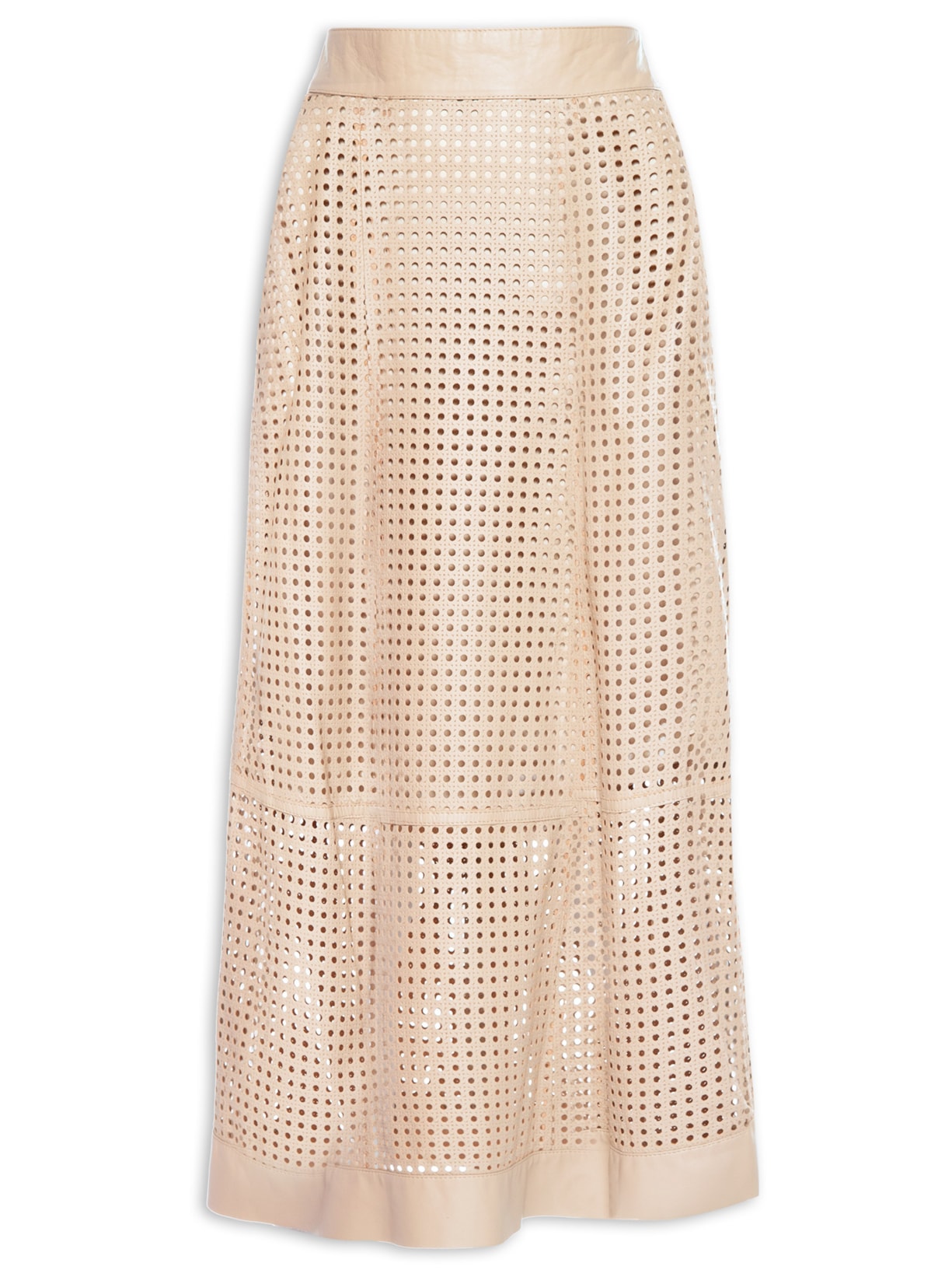Saia Midi Gabi Bege Iorane