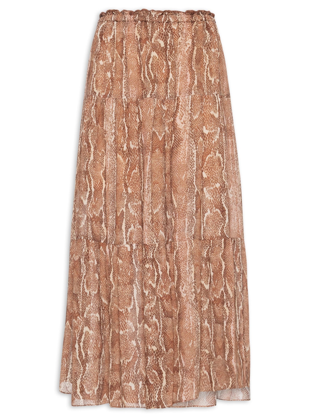 Saia Midi GGT Estampa Suri - Rosa