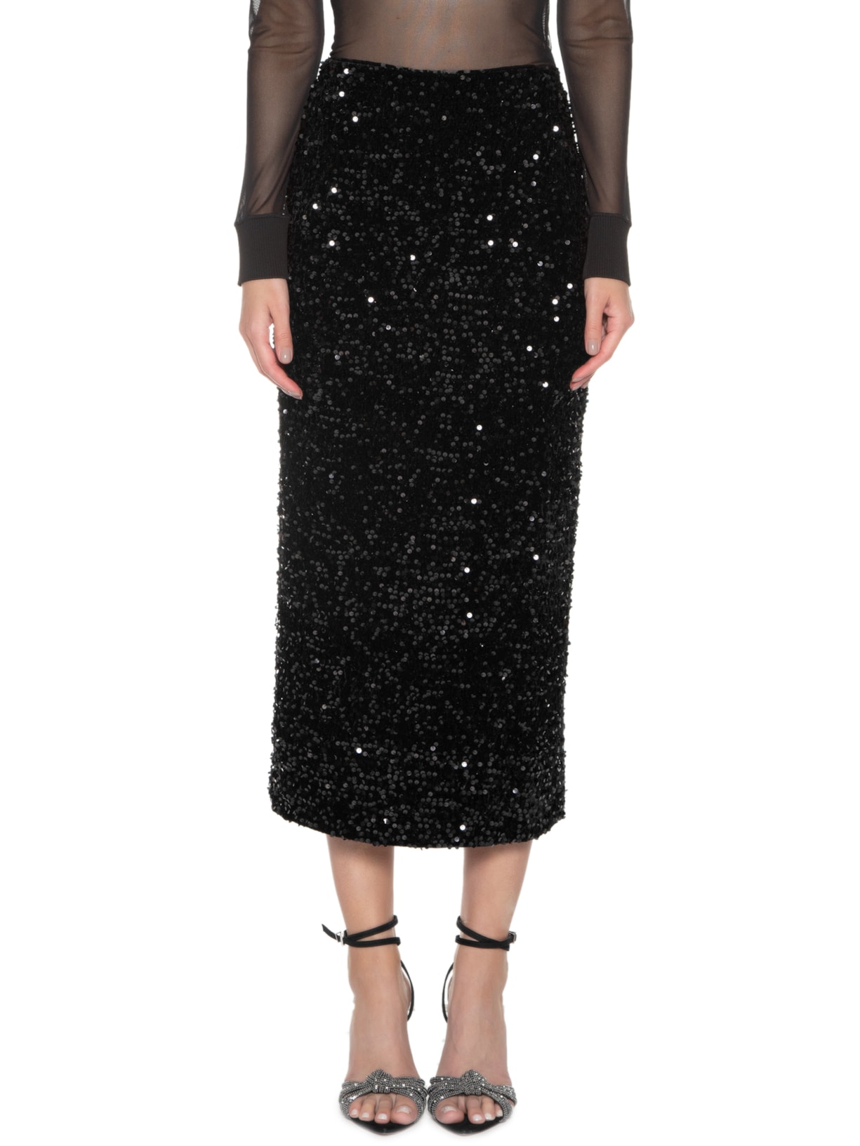 Saia Midi Joy Preto Fabulous Agilitá