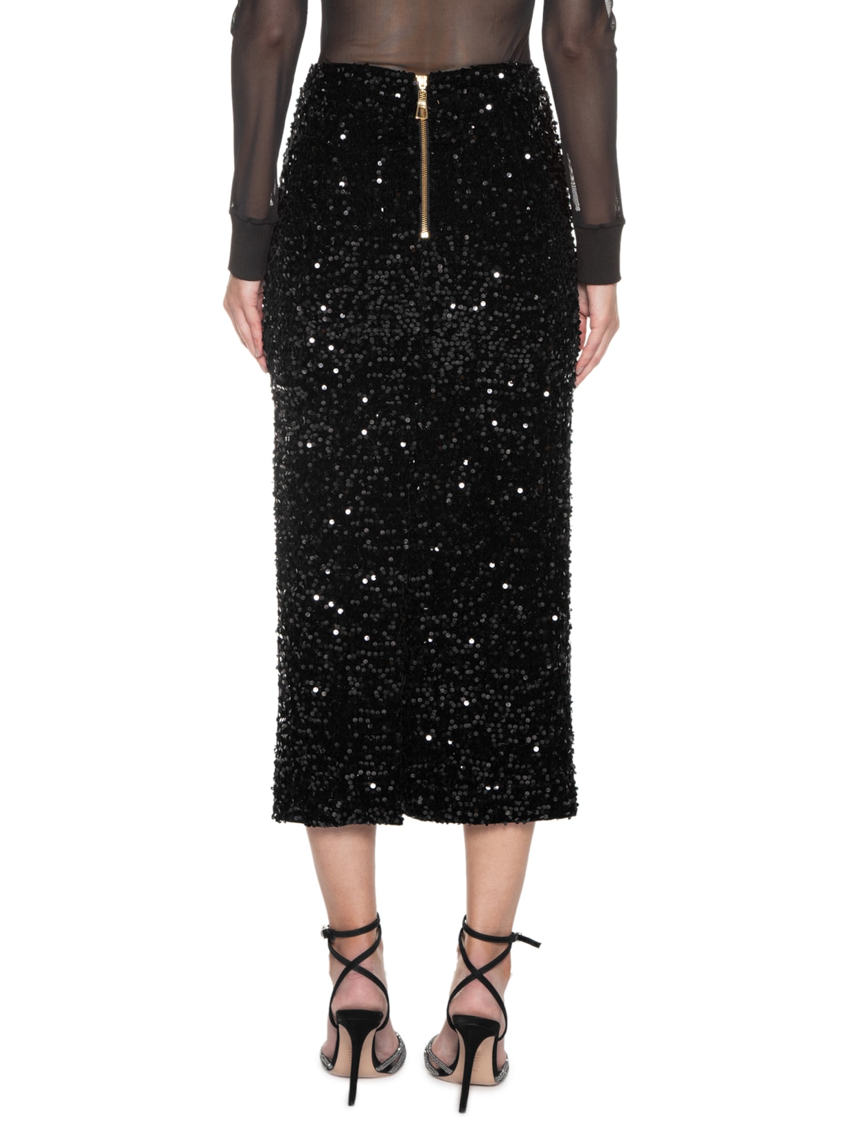 Saia Midi Joy Preto Fabulous Agilitá