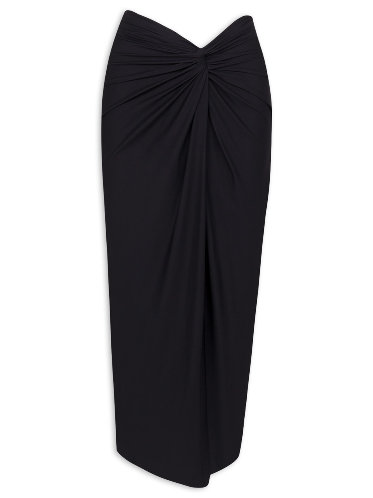 Saia Midi Karen - Preto