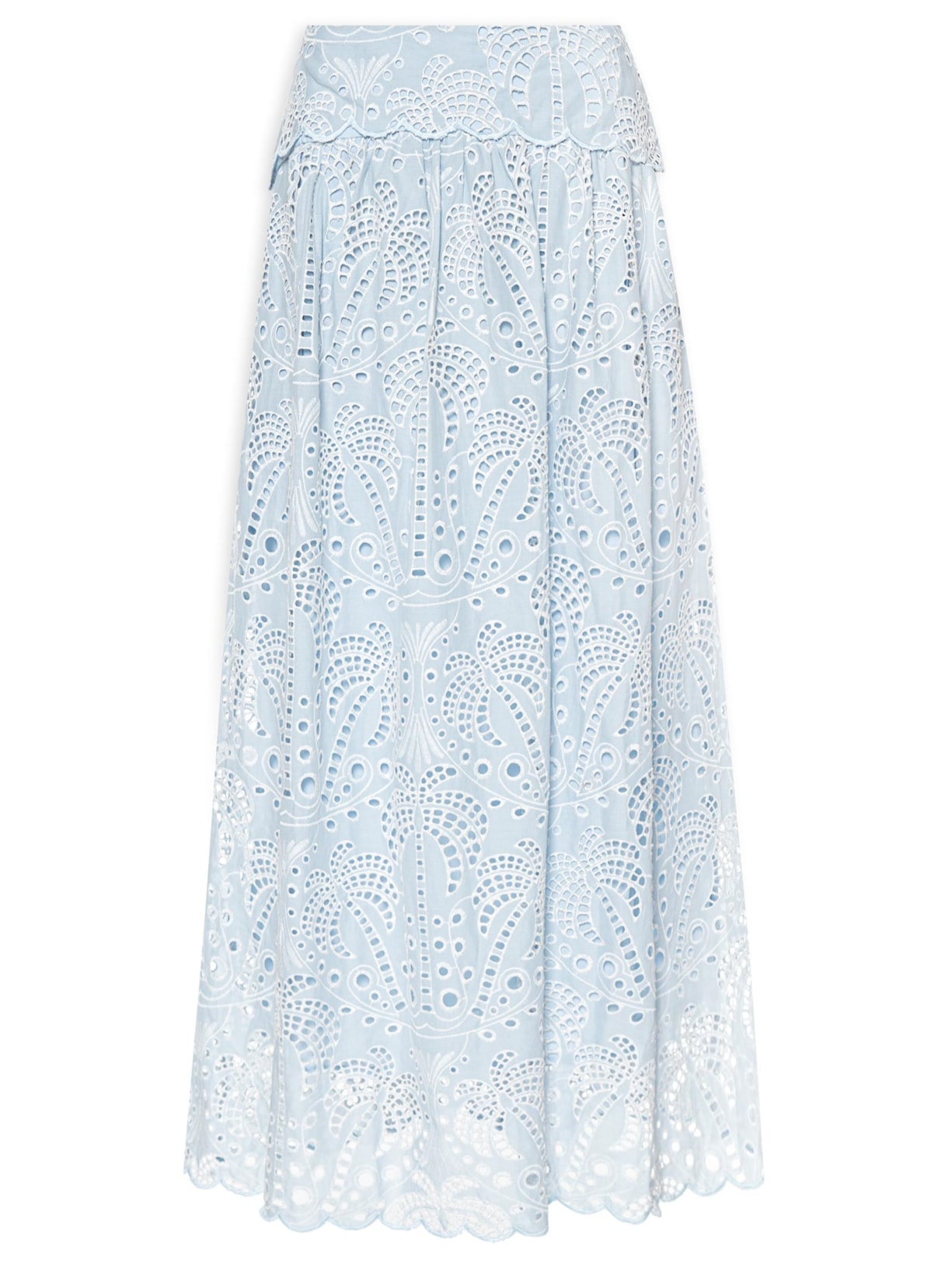 Saia Midi Laise Sonho Sereno - Azul