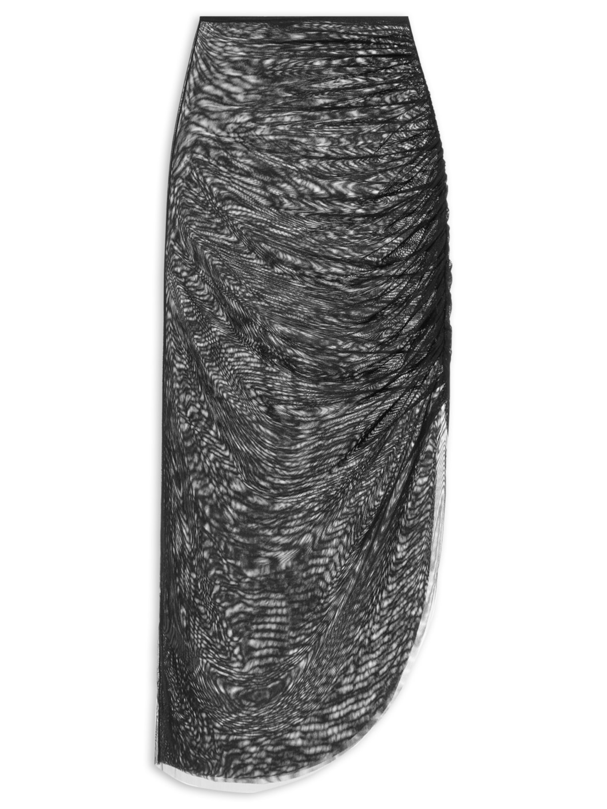 Saia Midi Lisa - Preto