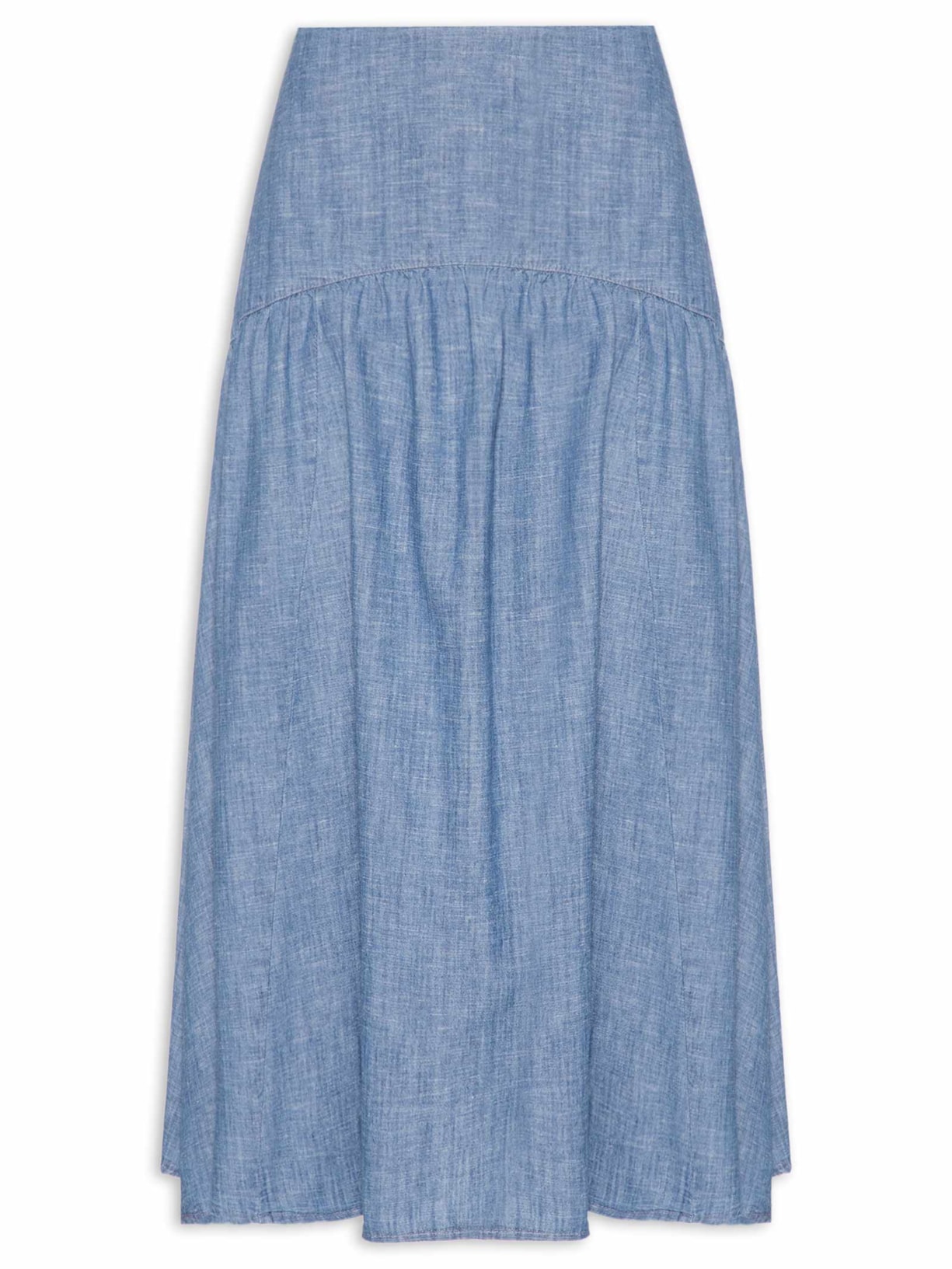 Saia Midi Loren Azul Le Lis