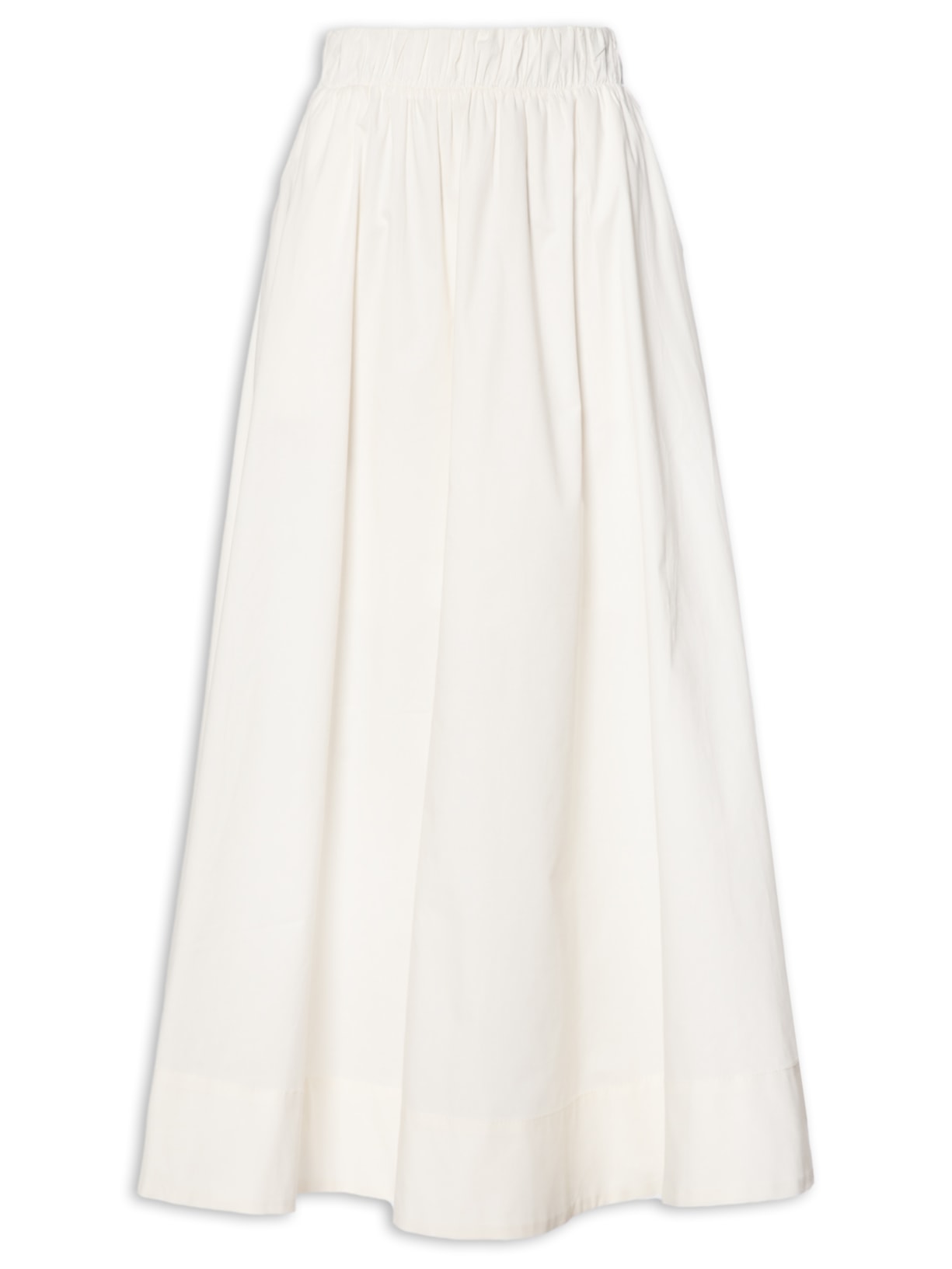 Saia Midi Maxi Godê Off White '2Essential