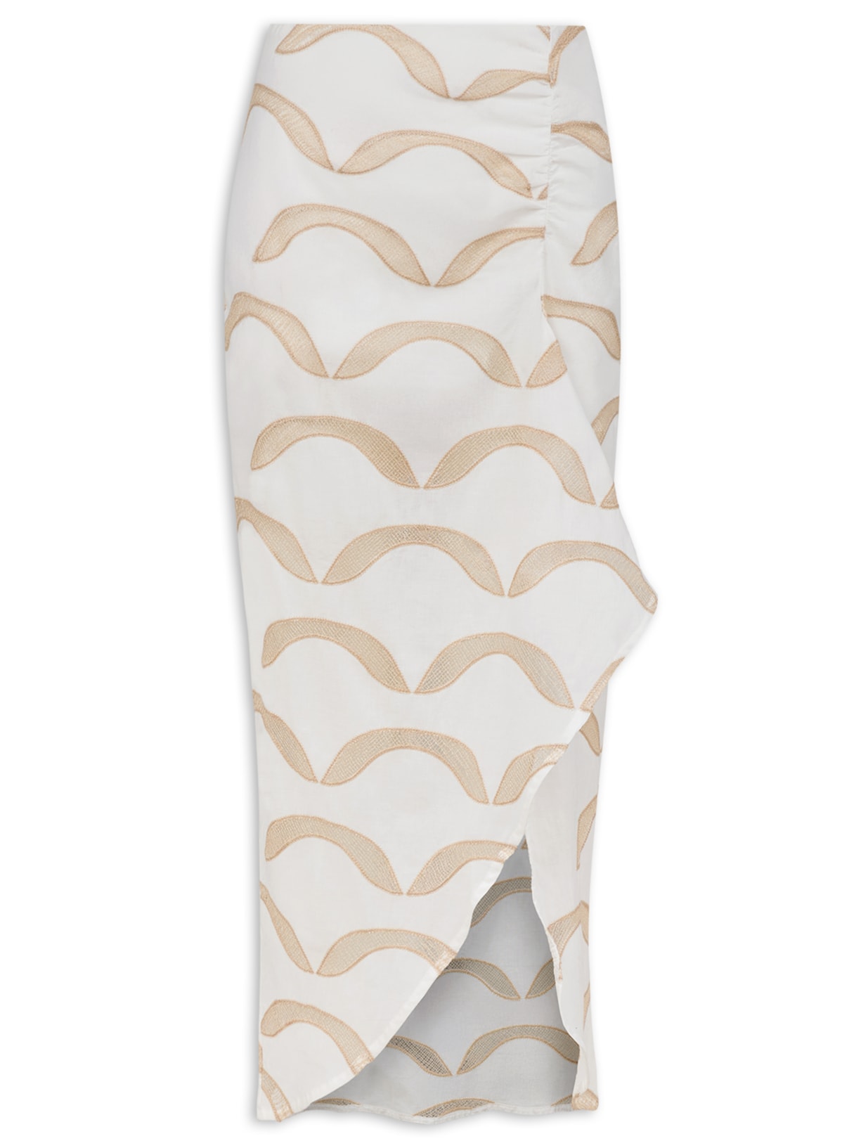 Saia Midi Mea - Branco