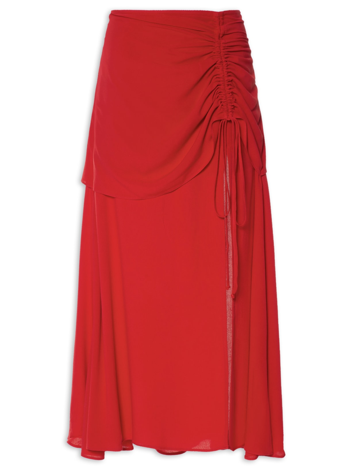 Saia Midi Miele - Vermelho