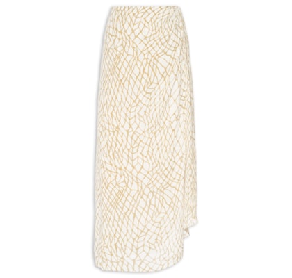 Saia Midi Pareô - Bege