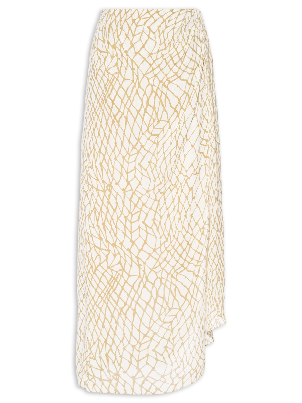 Saia Midi Pareô - Bege