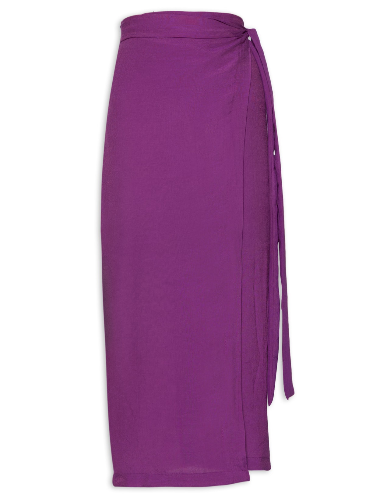 Saia Midi Pareô - Roxo