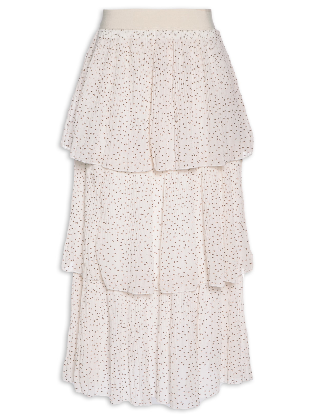 Saia Midi Poa - Off White