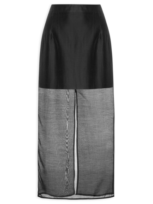 Saia Midi - Preto