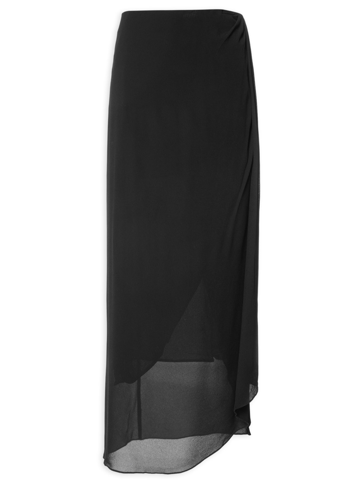 Saia Midi Preto Animale