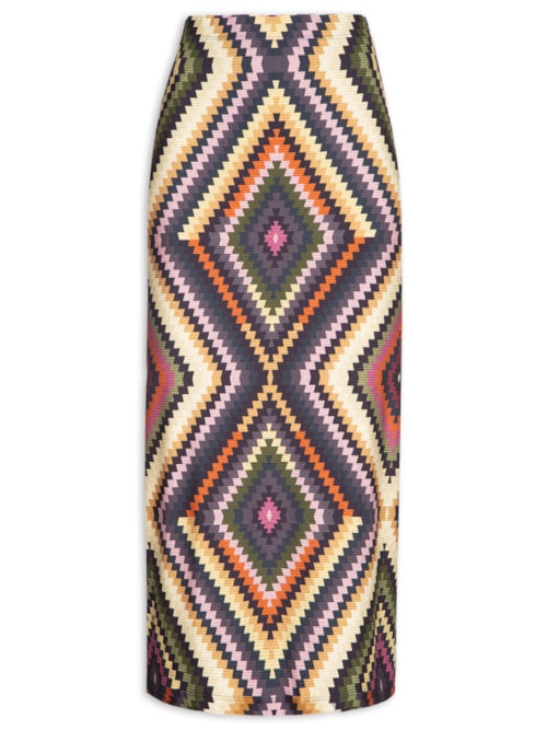 Saia Midi Pretti - Rosa