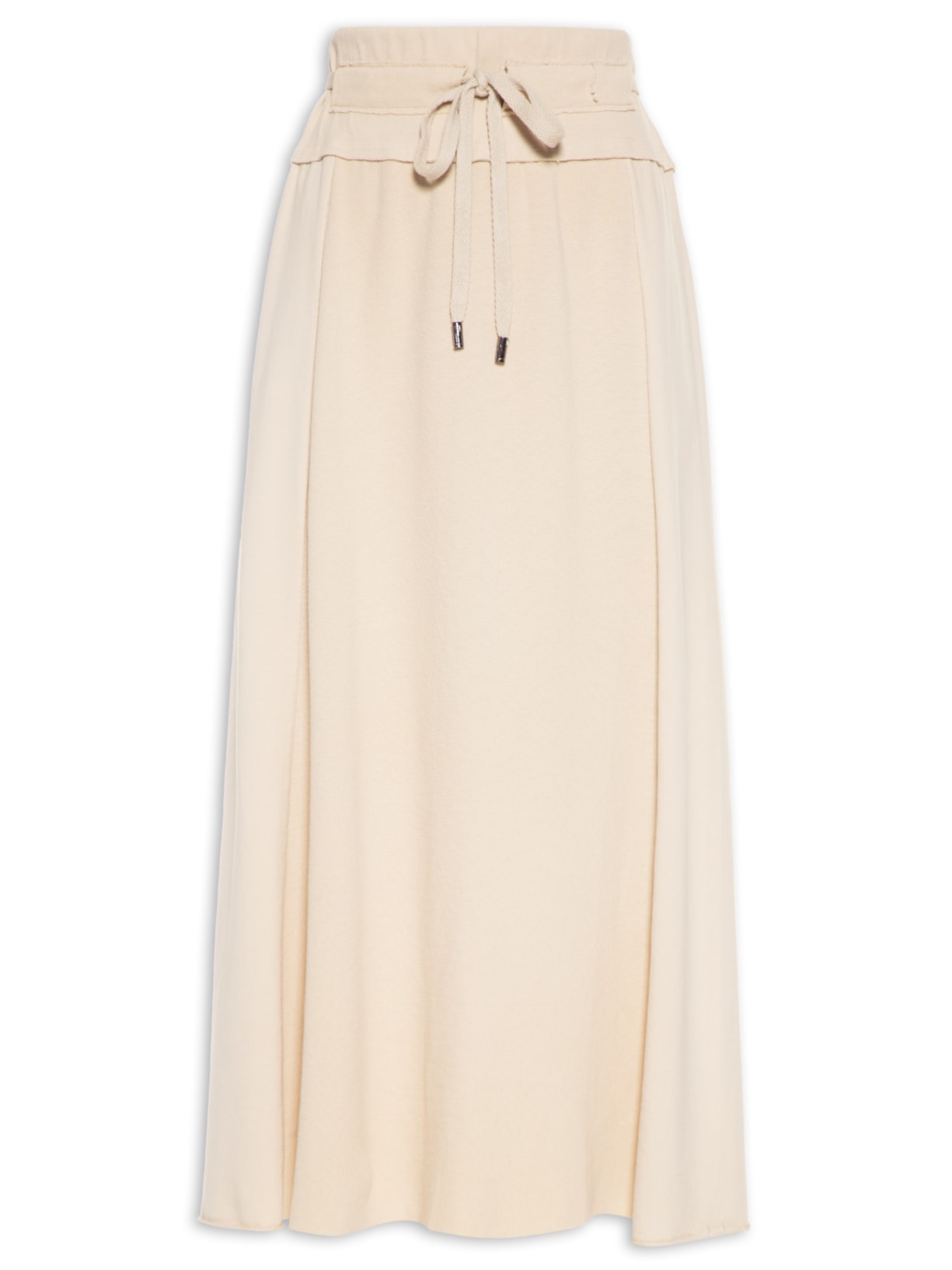 Saia Midi Quadrile - Bege