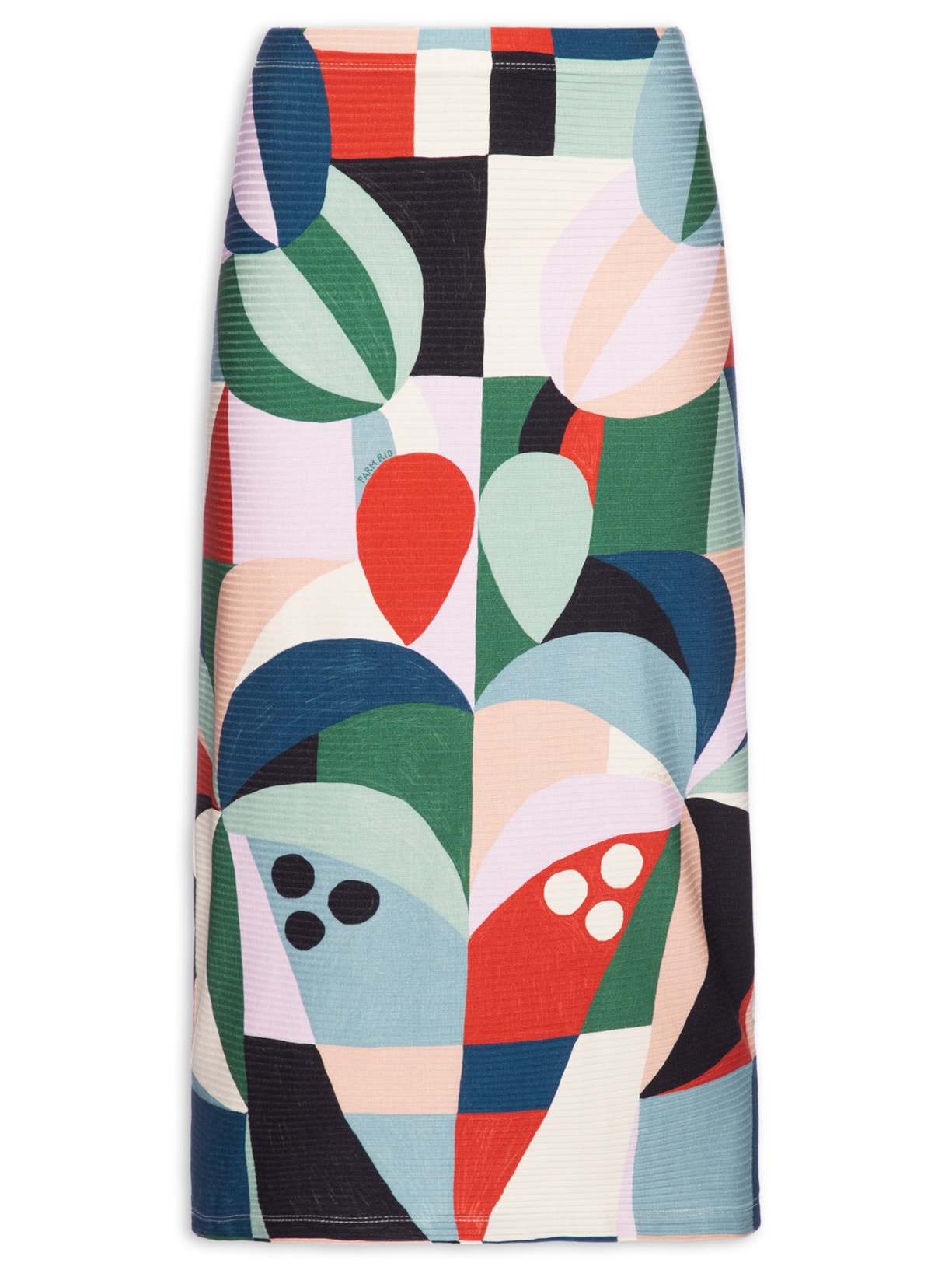 Saia Midi Recanto Dos Coqueiros - Azul