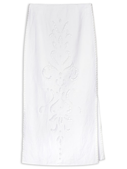 Saia Midi Rechilieu - Branco