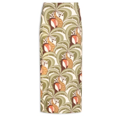 Saia Midi Reta Bananada De Tucano - Verde