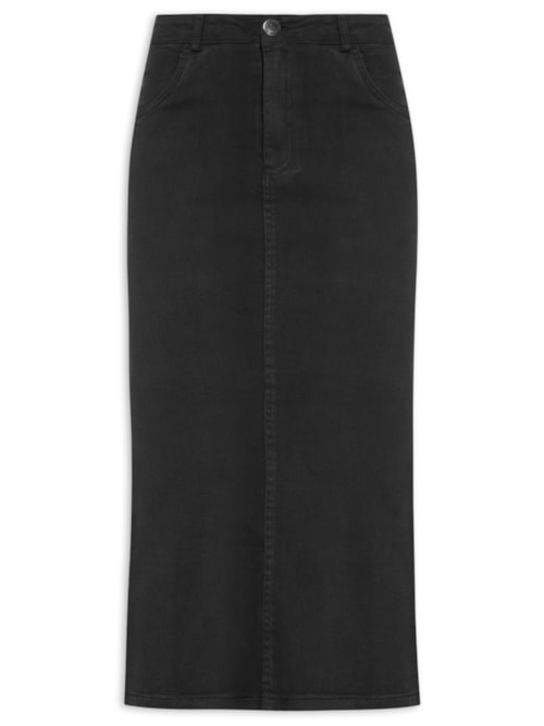 Saia Midi Sarja - Preto