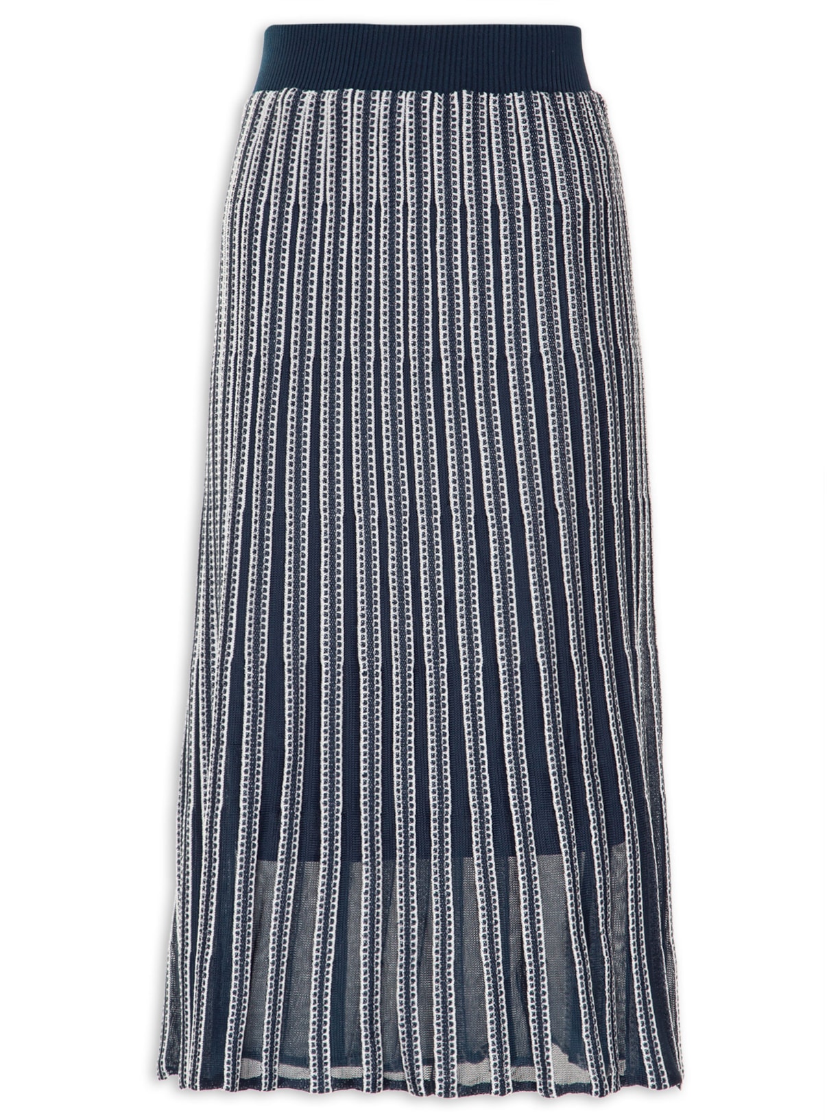 Saia Midi Shanti I - Azul