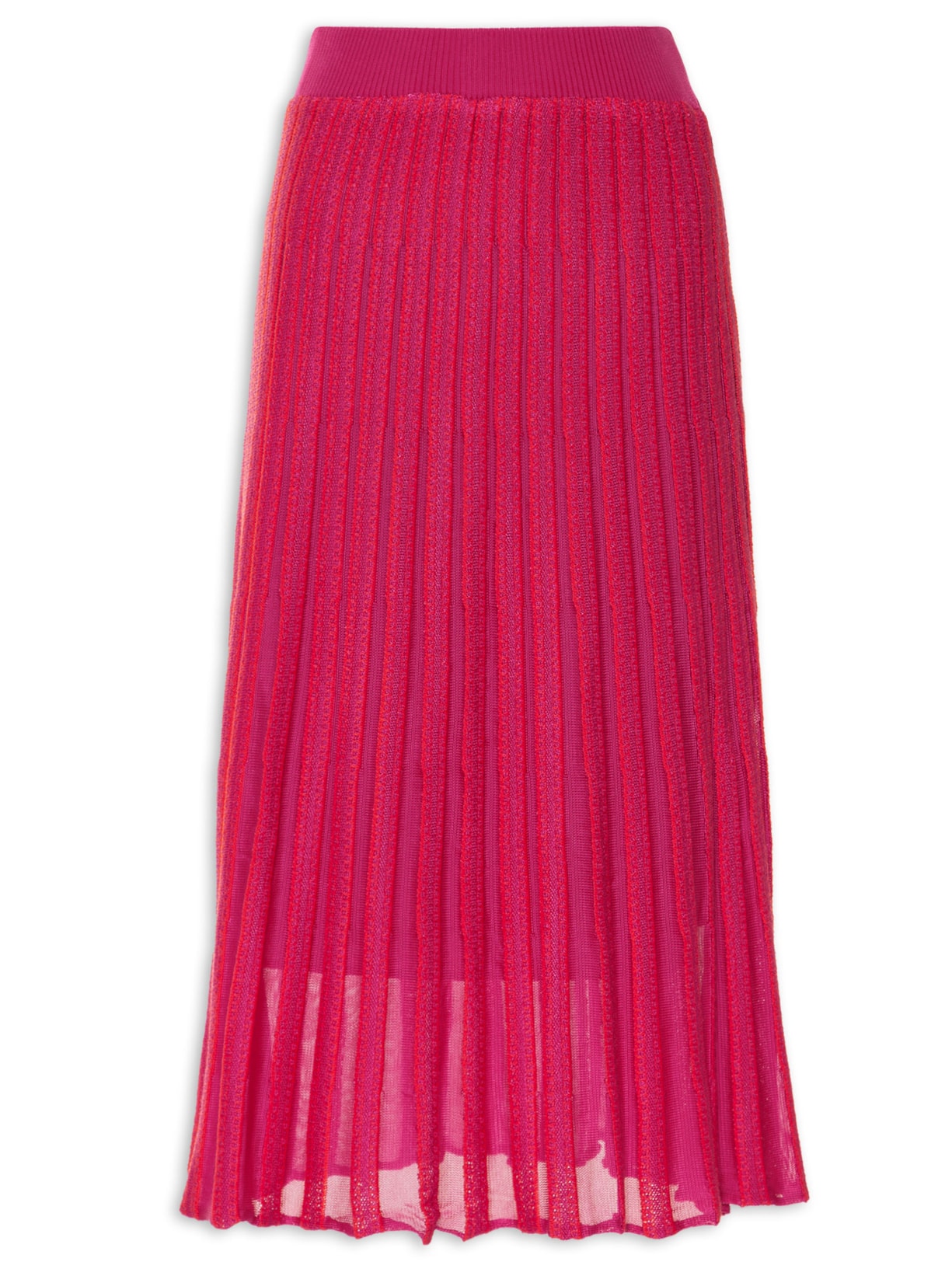 Saia Midi Shanti Ii - Vermelho