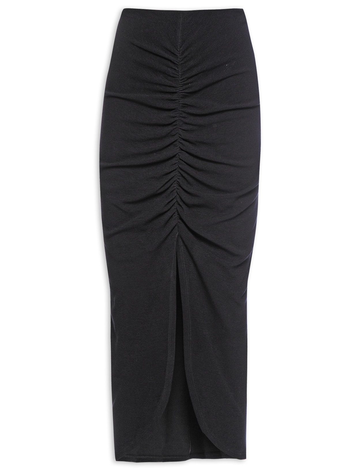 Saia Midi Textura - Animale - Preto