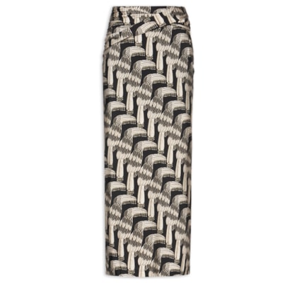 Saia Midi Tucanário - Preta