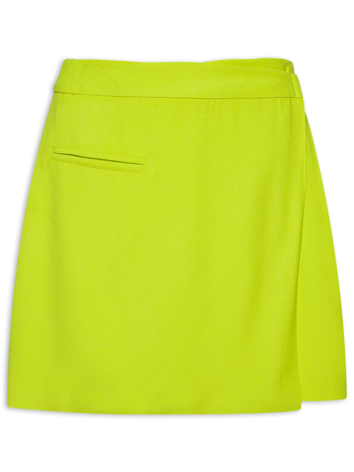 Saia Mini Com Sobreposição - Verde