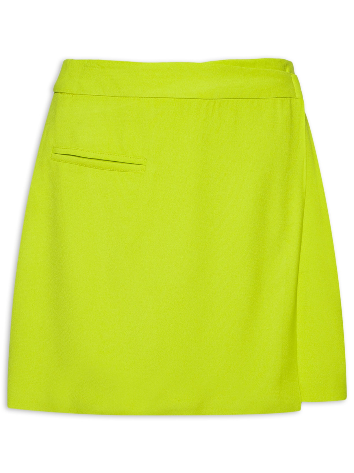 Saia Mini Com Sobreposição - Verde