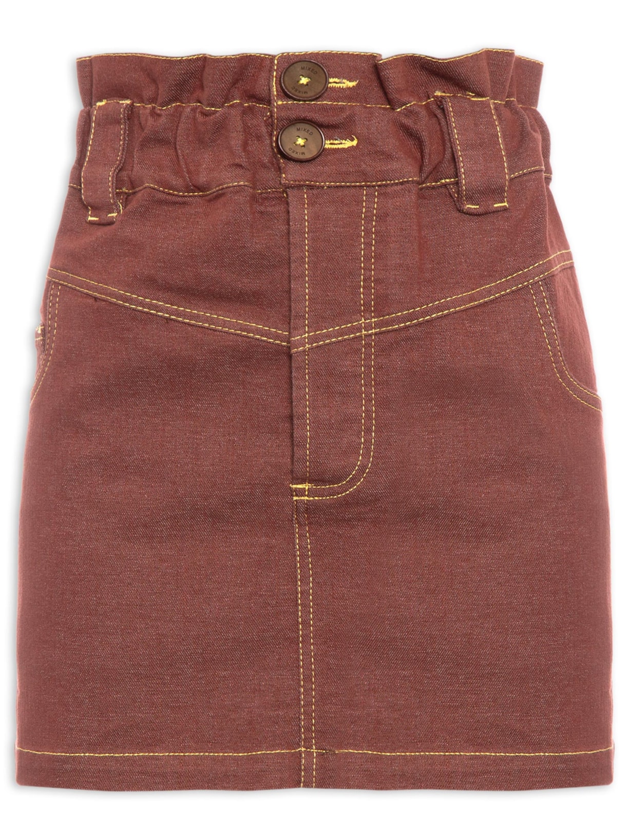 Saia Mini Cranberry - Marrom