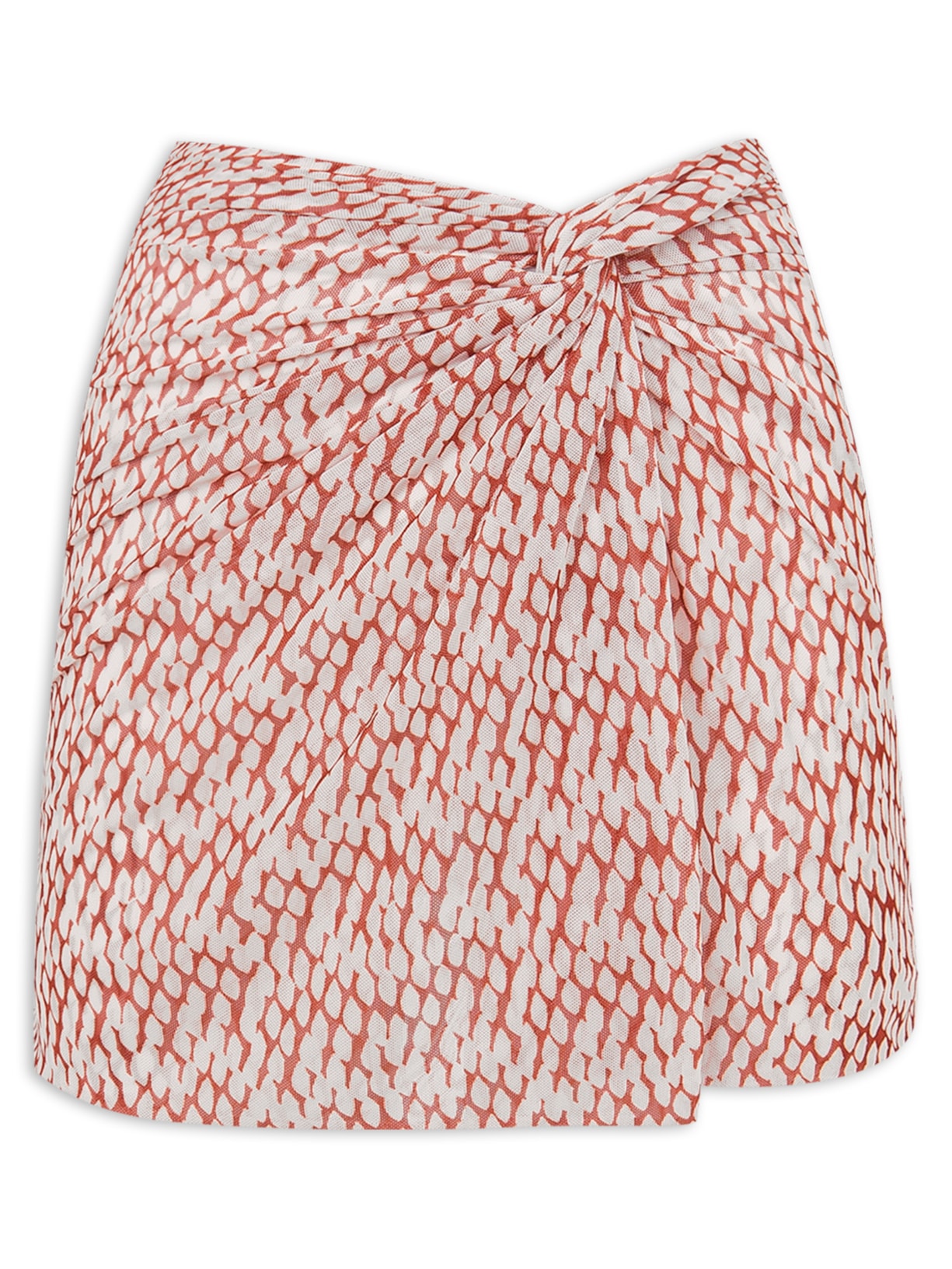 Saia Mini Karen - Marrom