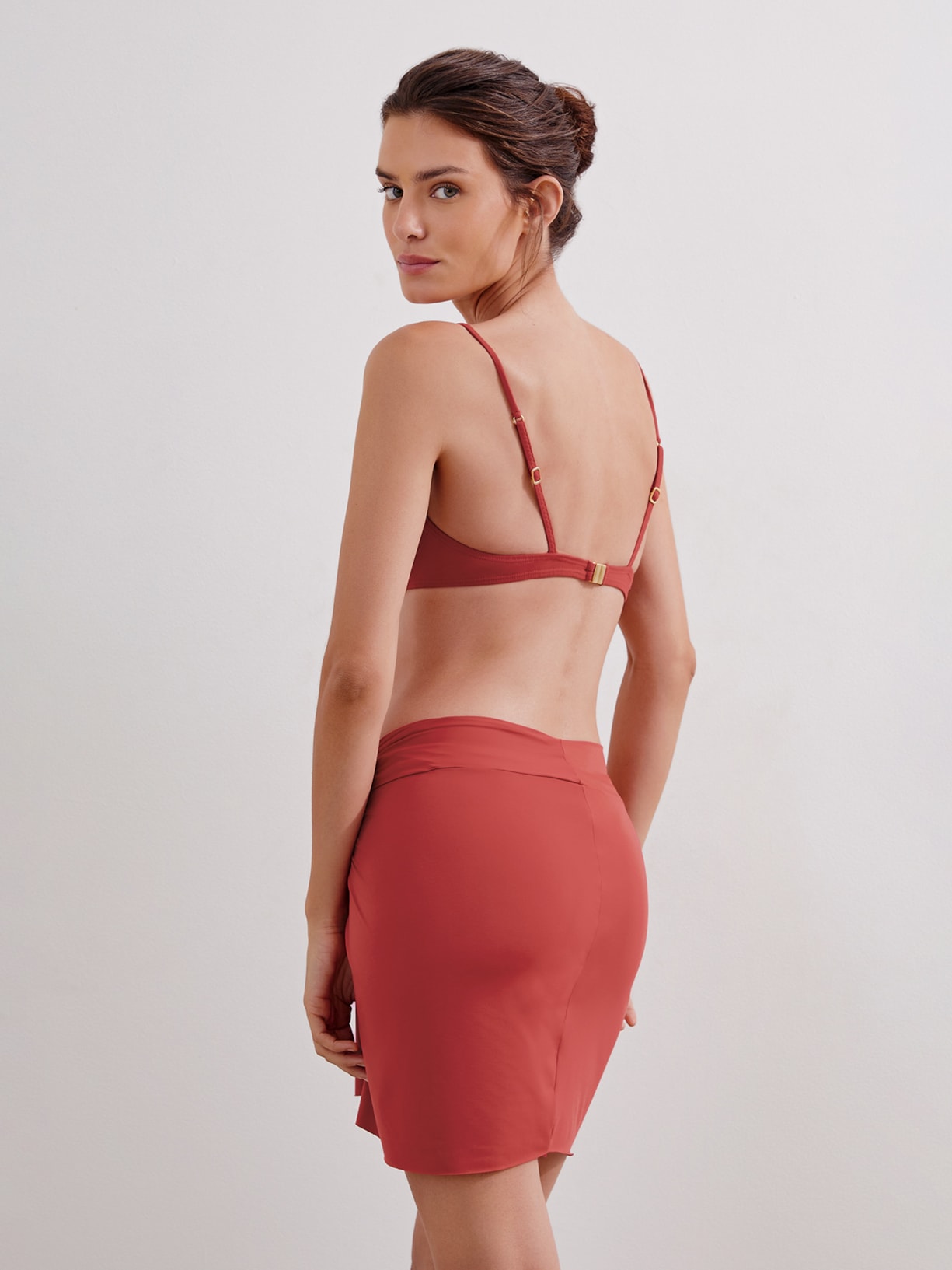 Saia Mini Karen Vermelho Vix