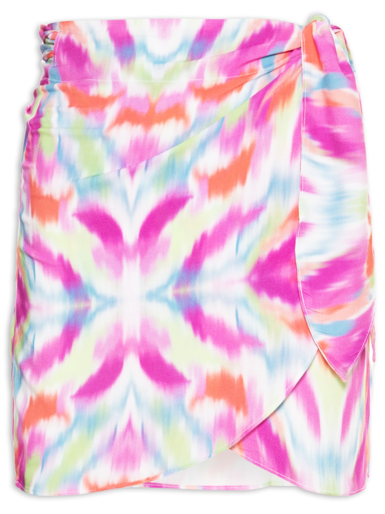 Saia Mini Pareo - Rosa