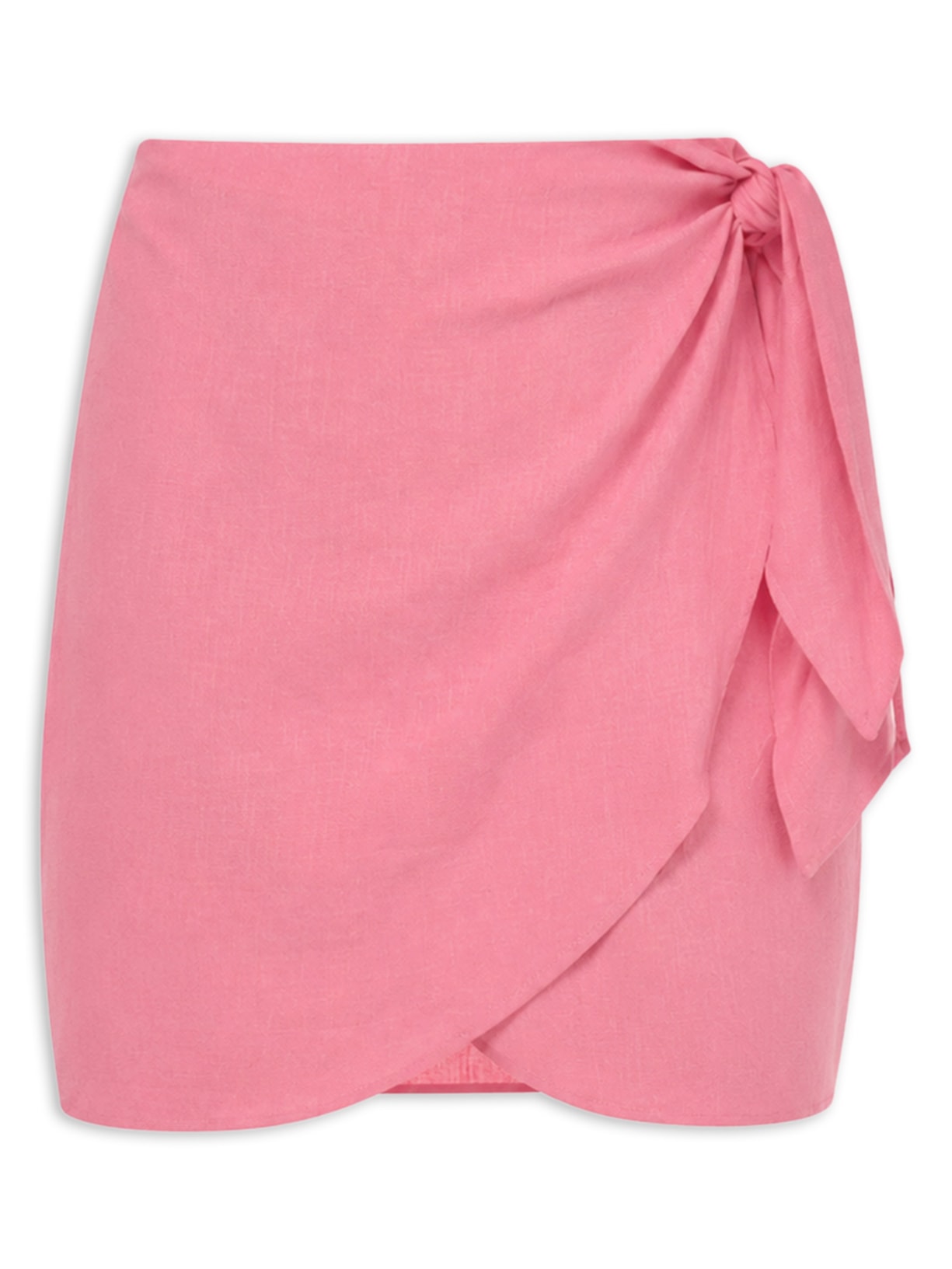 Saia Mini Pareô Rosa Triya