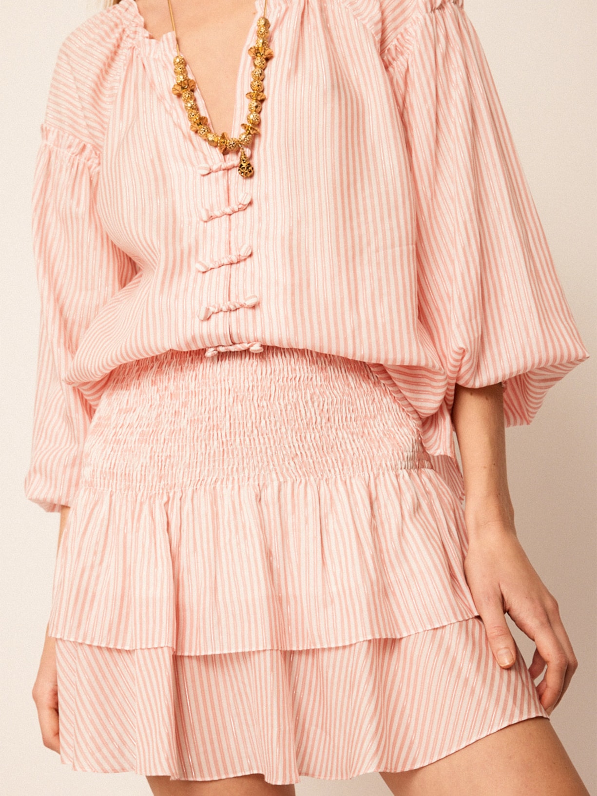 Saia Mini Rafaela Rosa Mixed