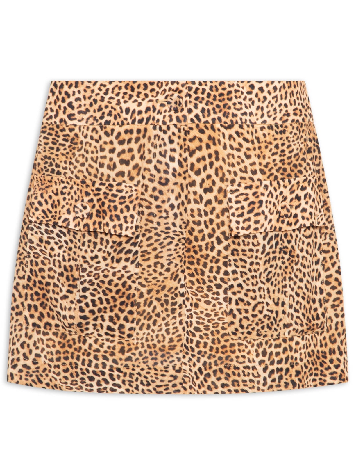 Saia Mini Utilitária Onça Suspiro Animal Print Animale